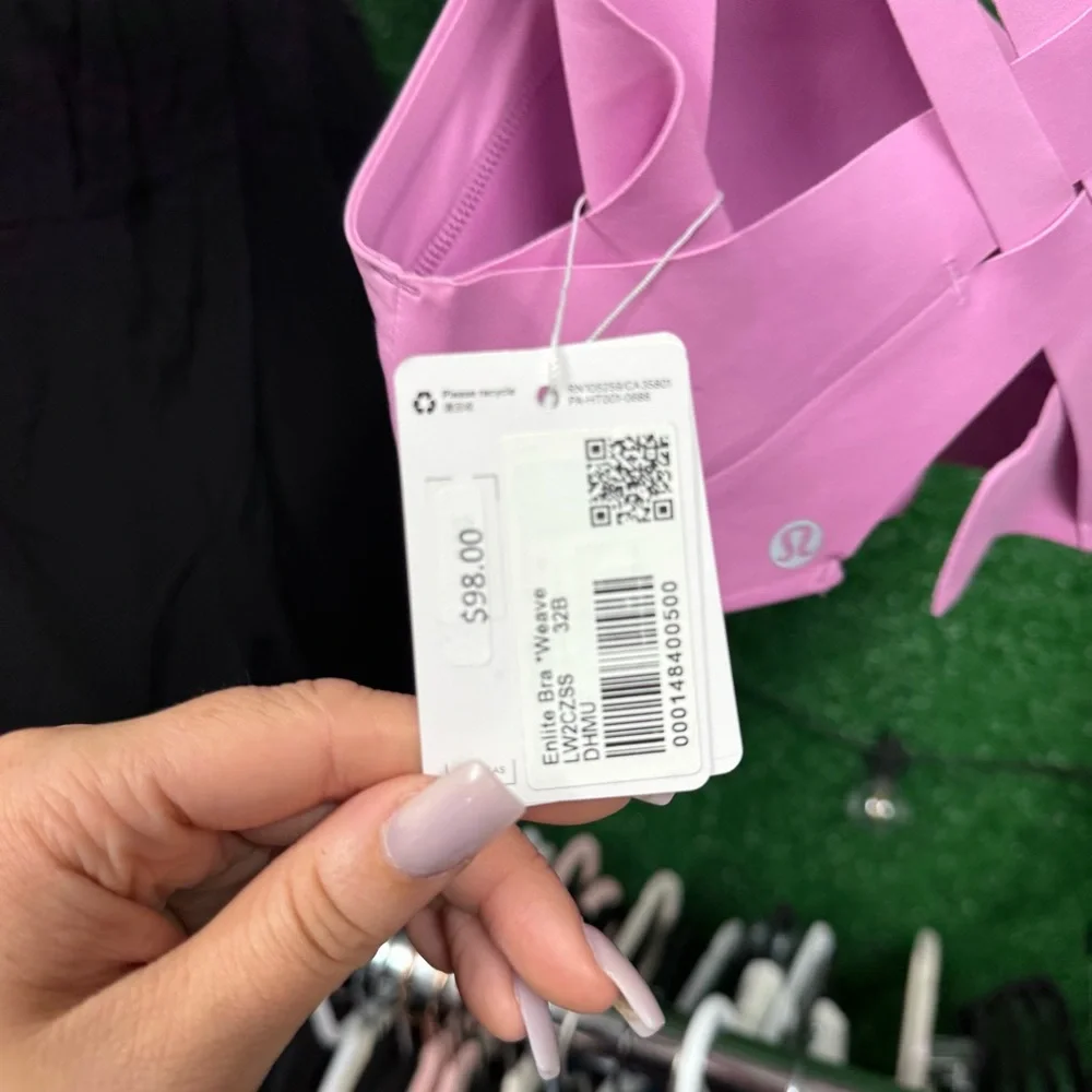Lululemon Athletica enlite Pink Cross-Back Bra - Picture 3 of 4
